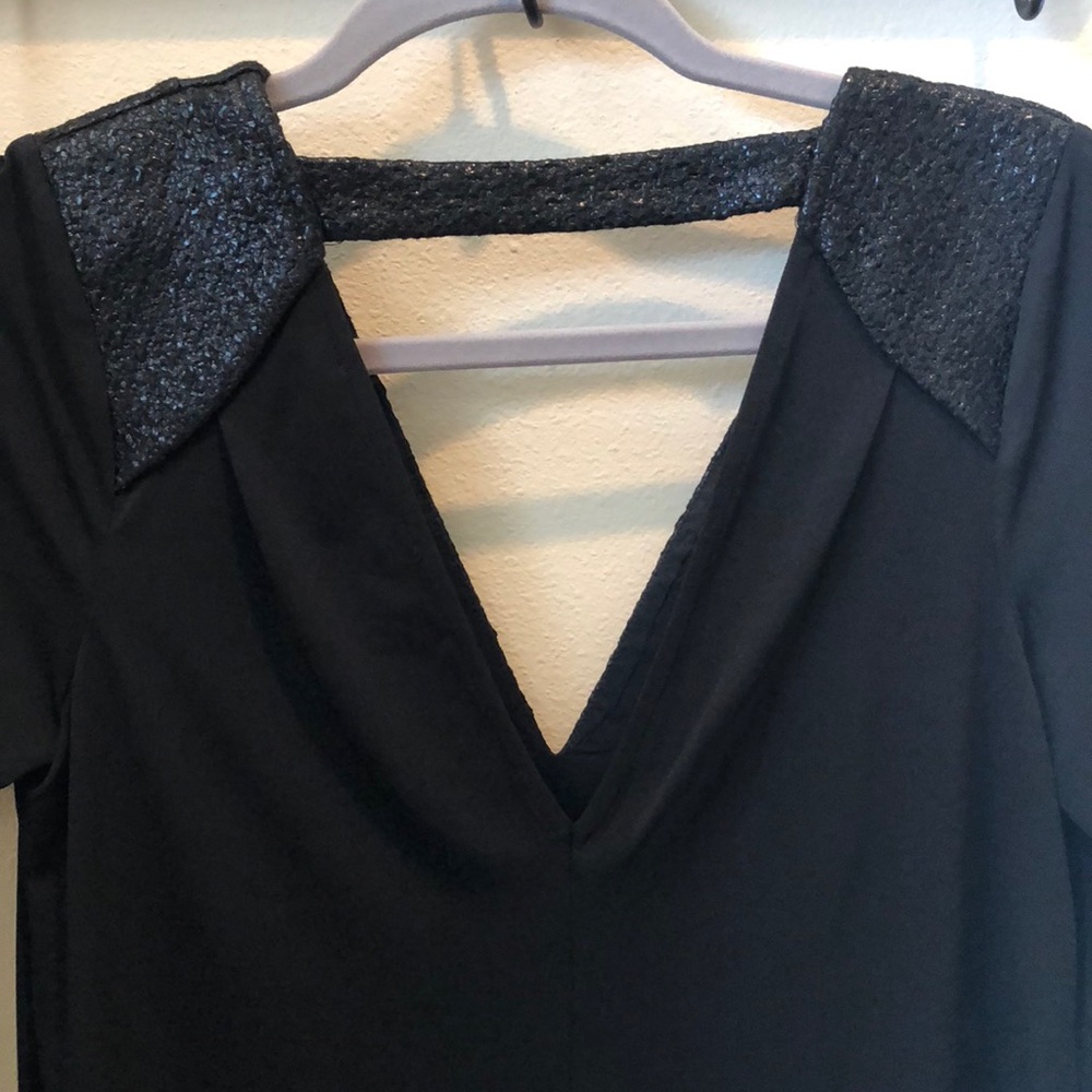 BCBGeneration Black long sleeve dress - Picture 4 of 4